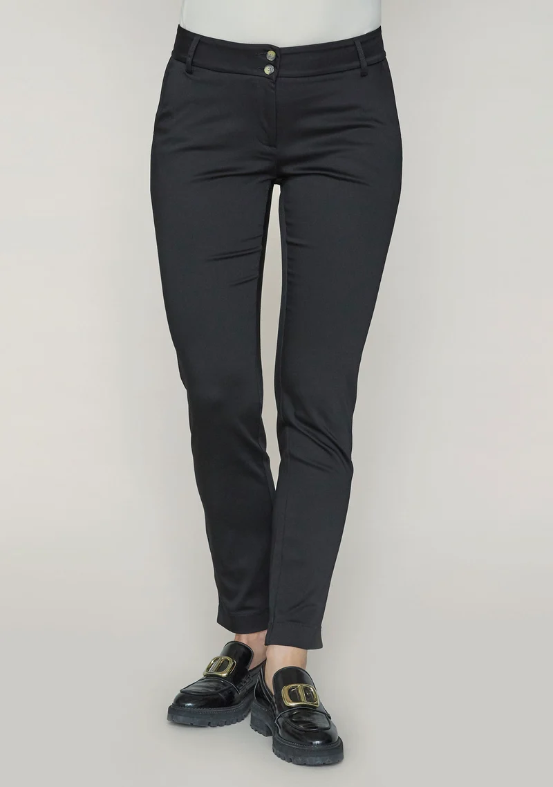 Isay Chino Pant - LONG Black