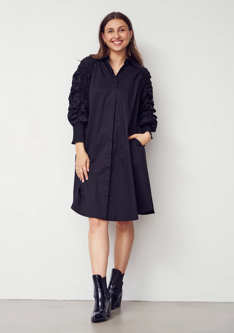 Sigga Deco Dress - Black