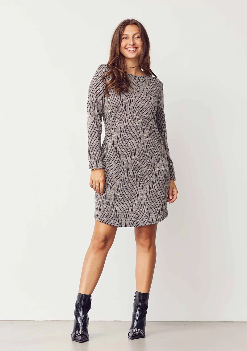 Krista Dress - Jaquard Melange