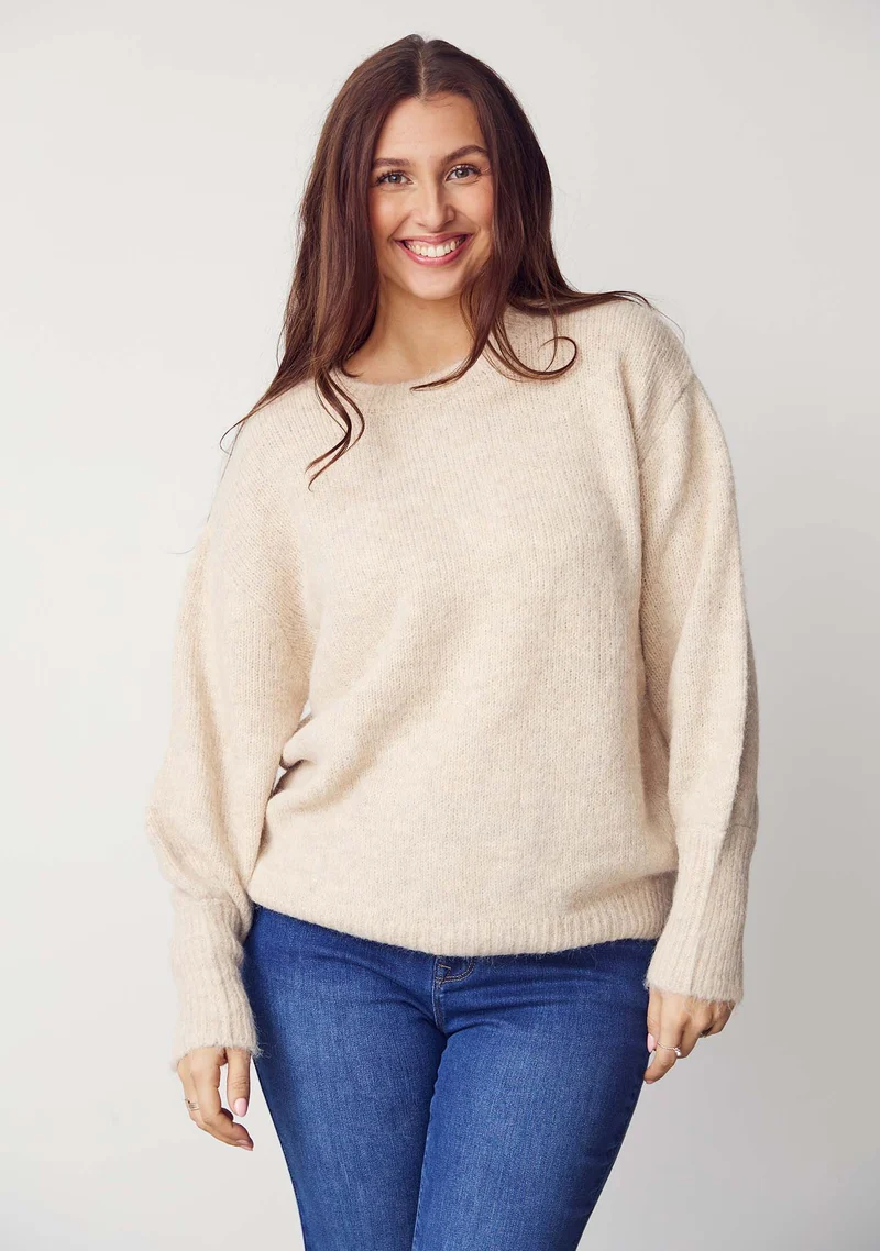 Kaho Knit Pullover - Sand Melange
