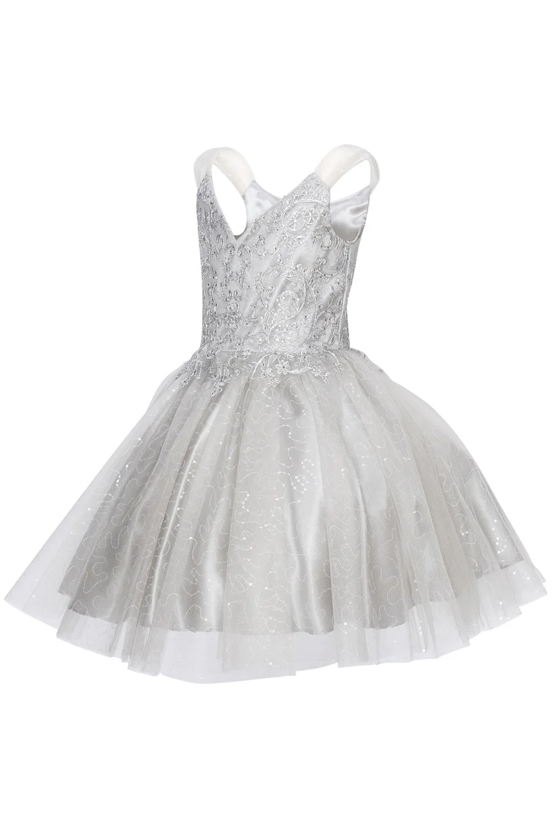 Satin Tyll Festklänning från Cinderella Couture USA 5104
