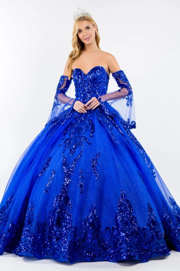 Elizabeth K - GL1914 - Utsmyckad Sweetheart Neckline Quinceanera-klänning