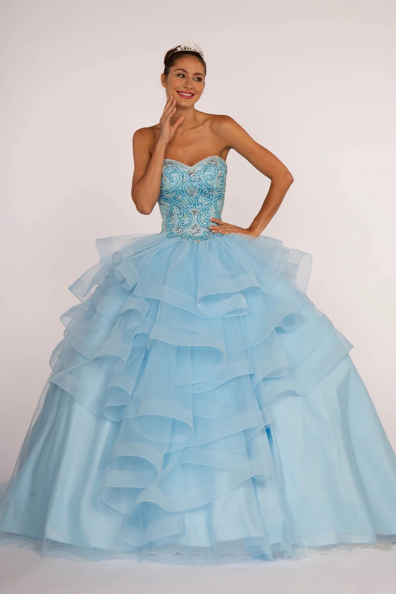 Elizabeth K - GL2515 - Rhinestone Sweetheart Quinceanera Klänning