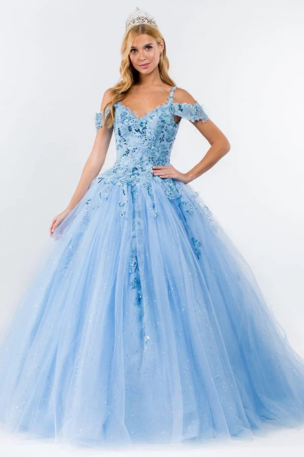 Elizabeth K - GL1969 - Mesh Sweetheart Quinceanera-klänning