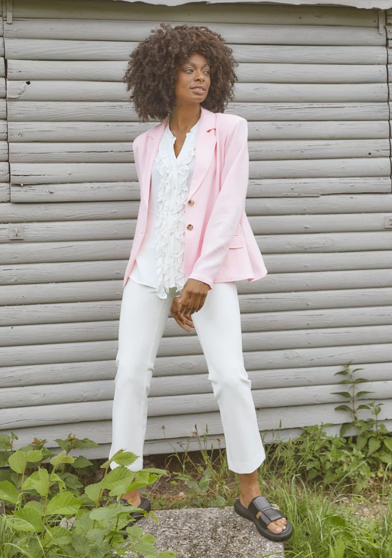 Dana Flare Pant - Broken White