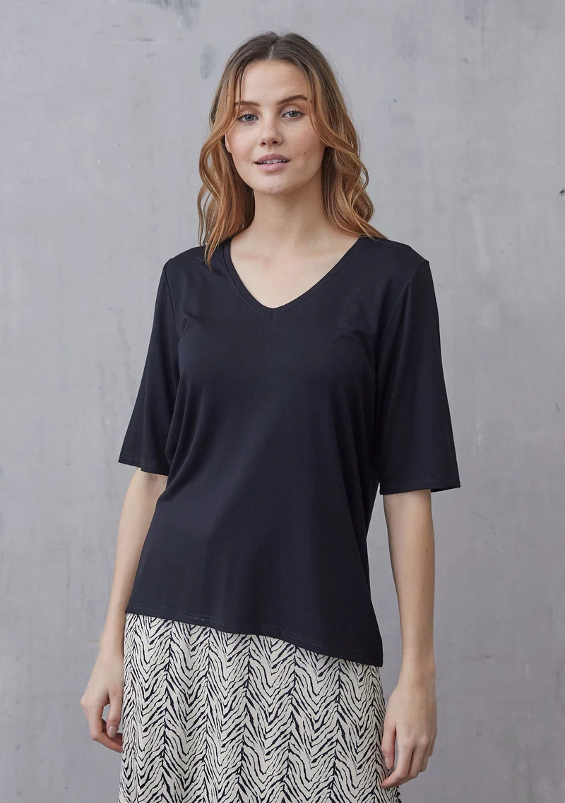 Louis s/s T-Shirt - Black