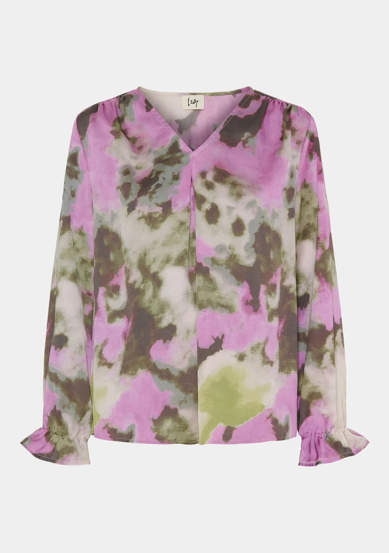 Venessa Blouse - Color Punch