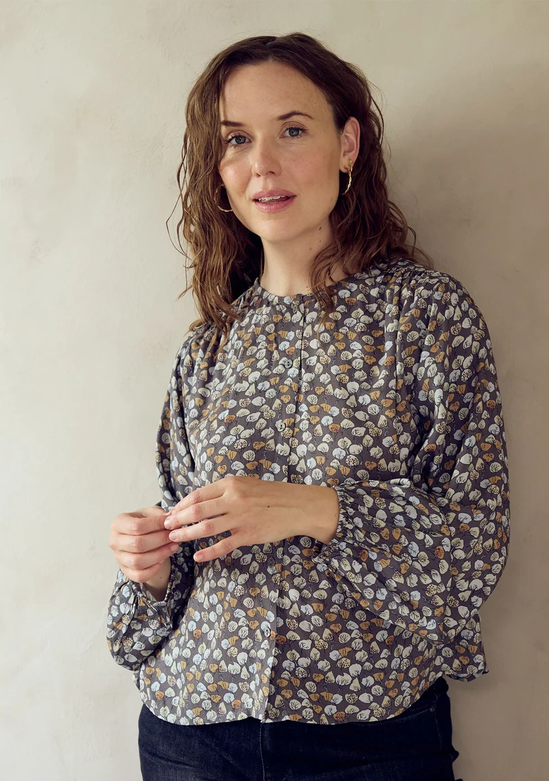 Annica Shirt - Grey Fall