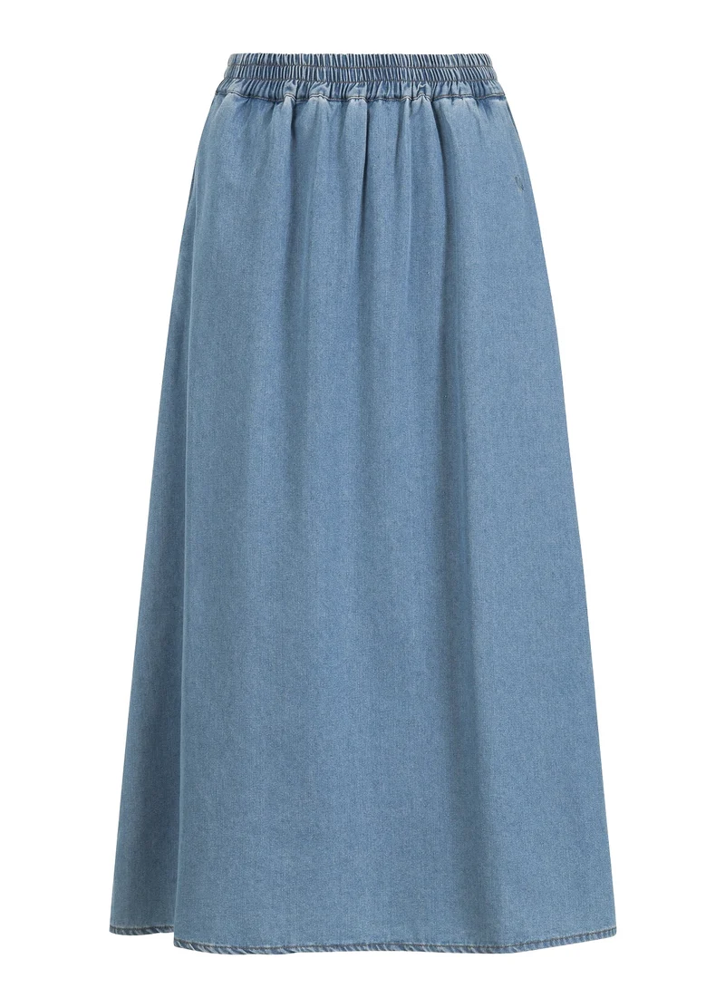 CC HEART ELLIS DENIMKJOL - Blue denim