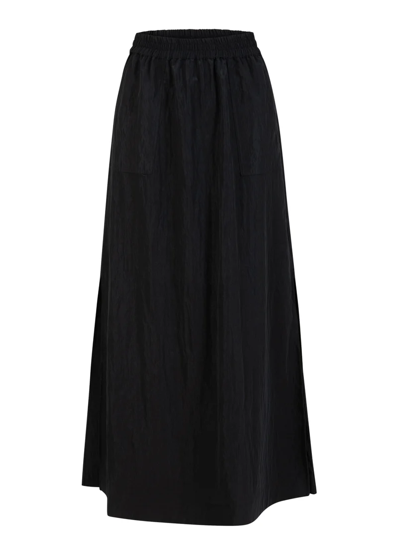 CC HEART CARMEN MAXI KJOL - Black