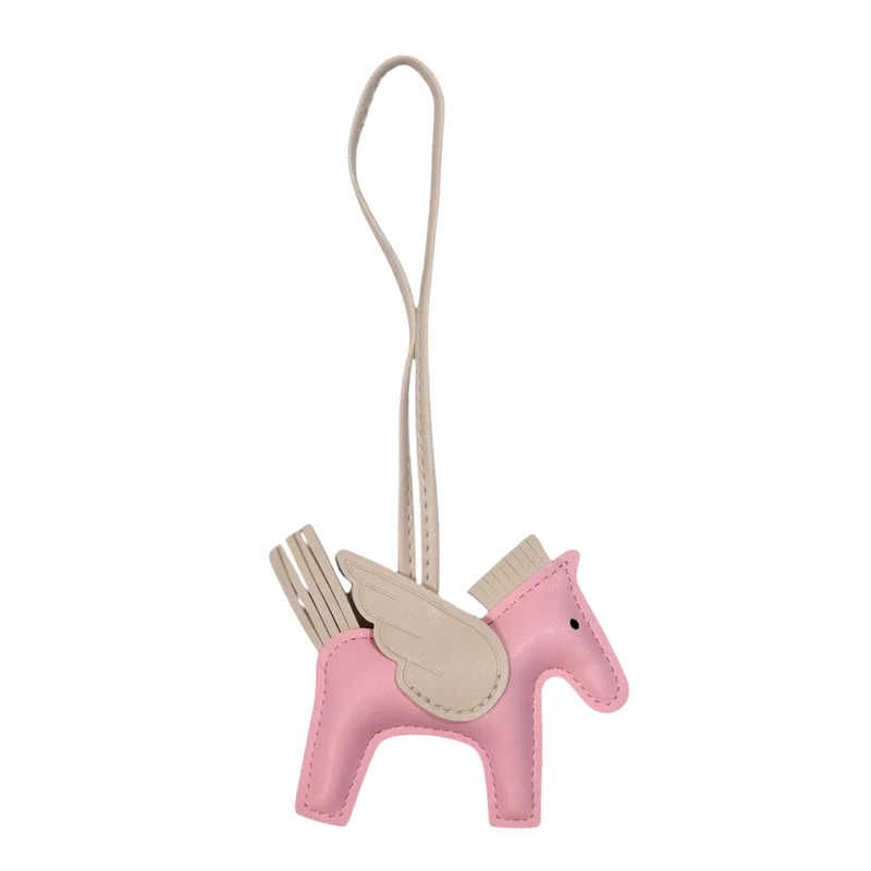 Pony Bag Charm - Pale Rose W/Sand