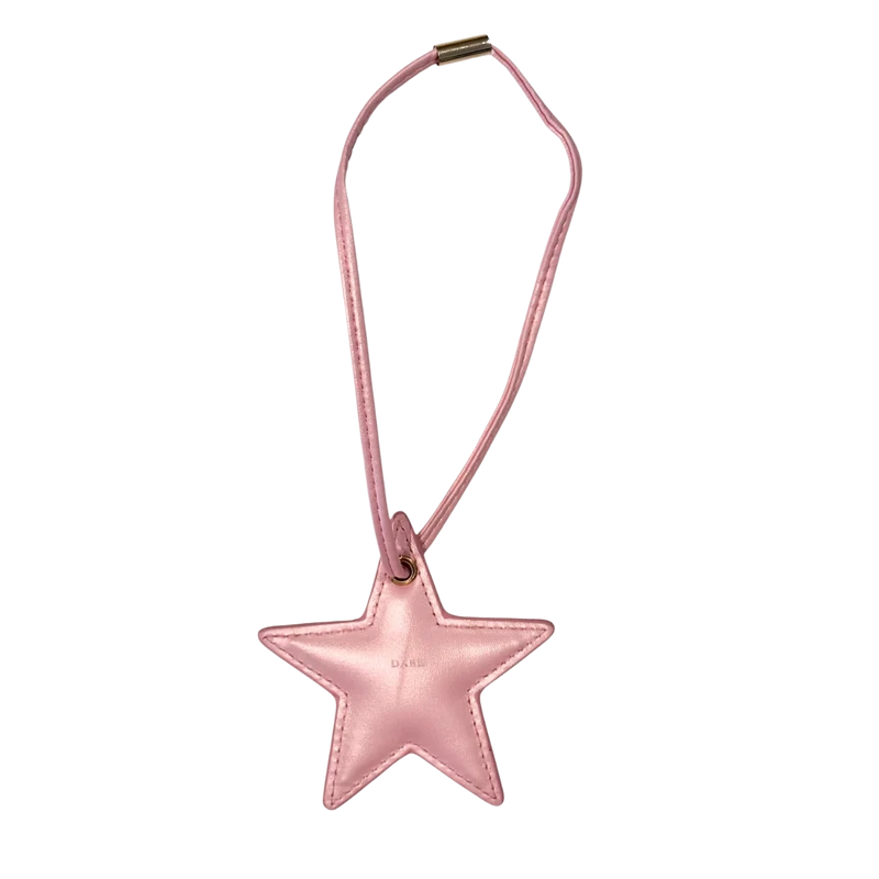 Star Bag Charm - Pale Rose
