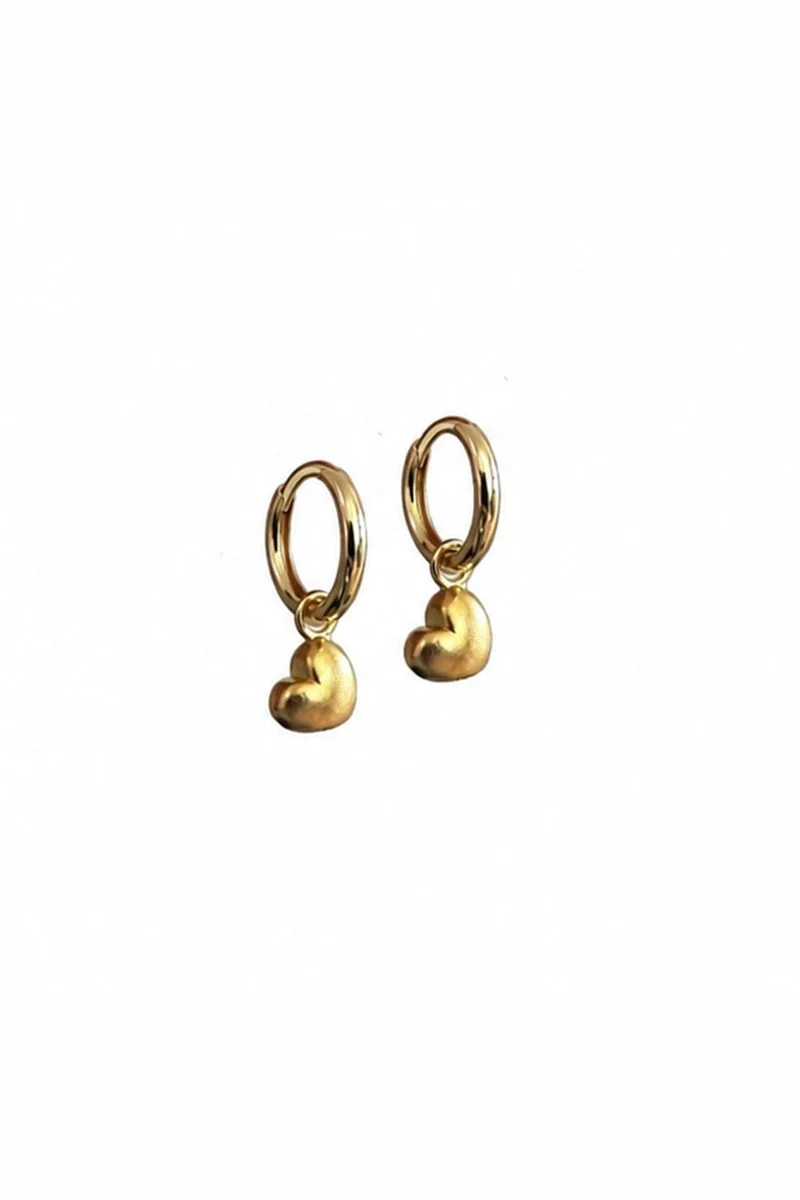 Enamel Copenhagen - Hoops, Grand Amore E507gb - Gold Plated