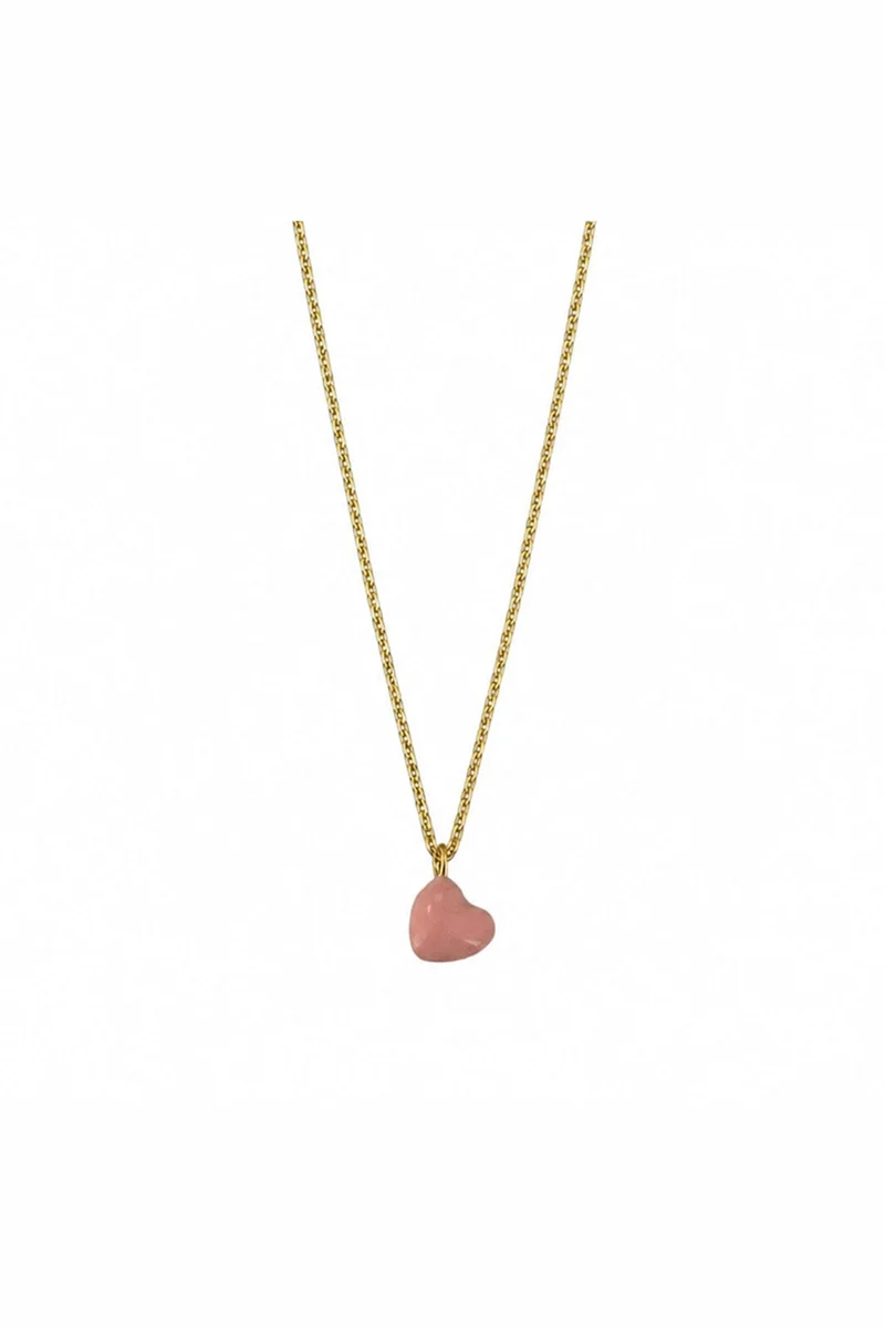 Enamel Copenhagen - Necklace, Grand Amore N162gb - Soft Rose