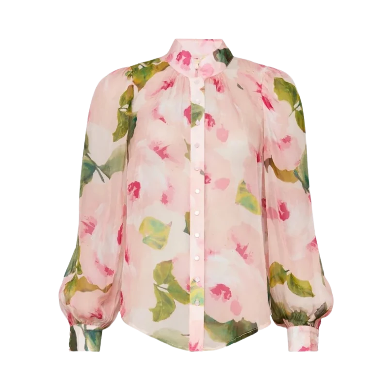 Organza Blouse - Rosette