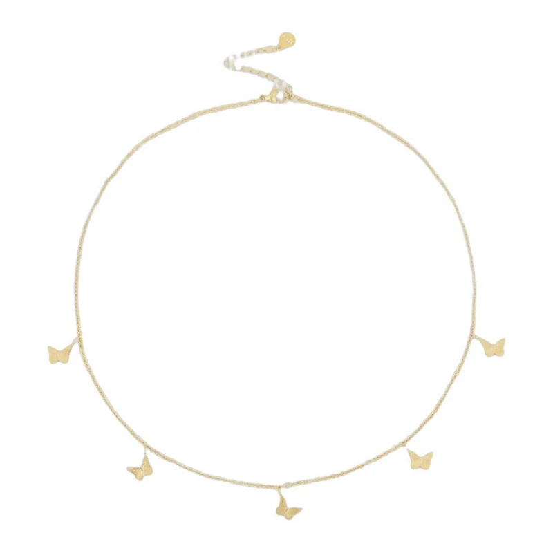 Necklace Butterflies - Gold