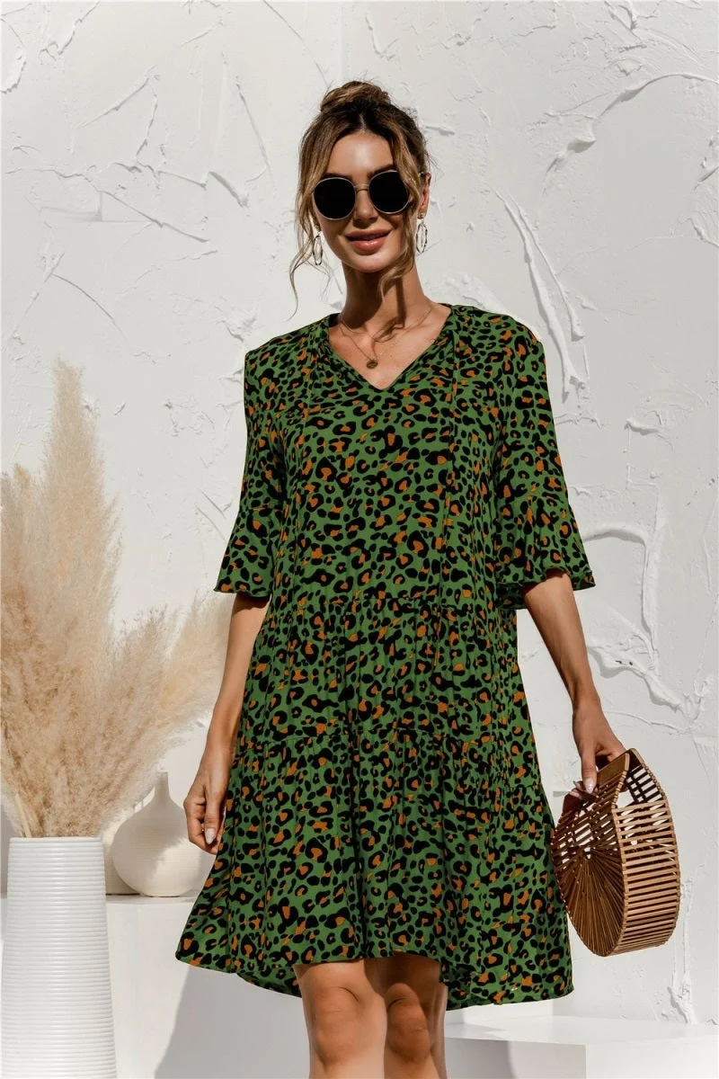 Sophie | Elegant Vintage Vårklänning med Spetsdetaljer