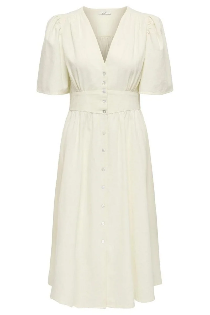 JDY - Jdynora 2/4 Midi Dress - 4937545 Overcast