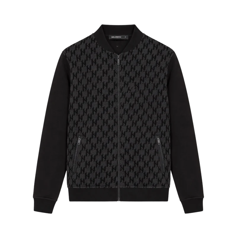 Sweat Zip Jacket - Black