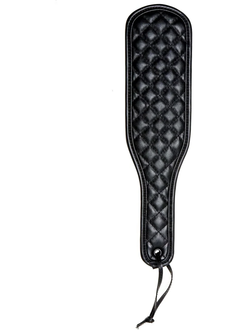 Allure Lingerie X-Play quiltad paddel i elegant svart - Storlek O/S
