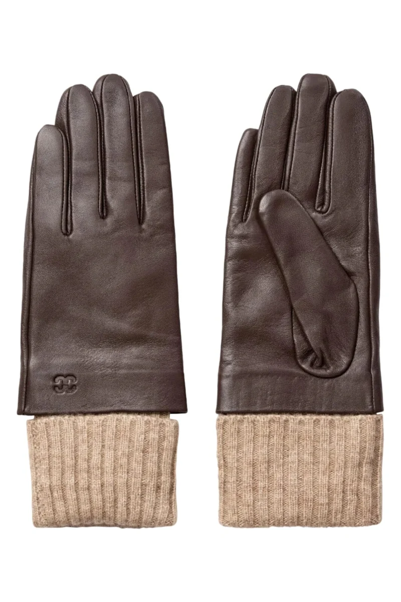 Co´Couture - Edmundcc Leather Gloves 500040 - 20002 - Brown