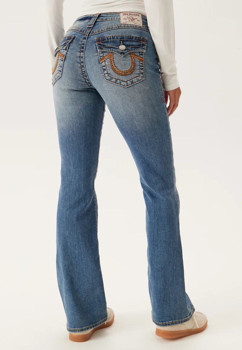 Rainbow Pkt Becca Mr Bootcut Big T