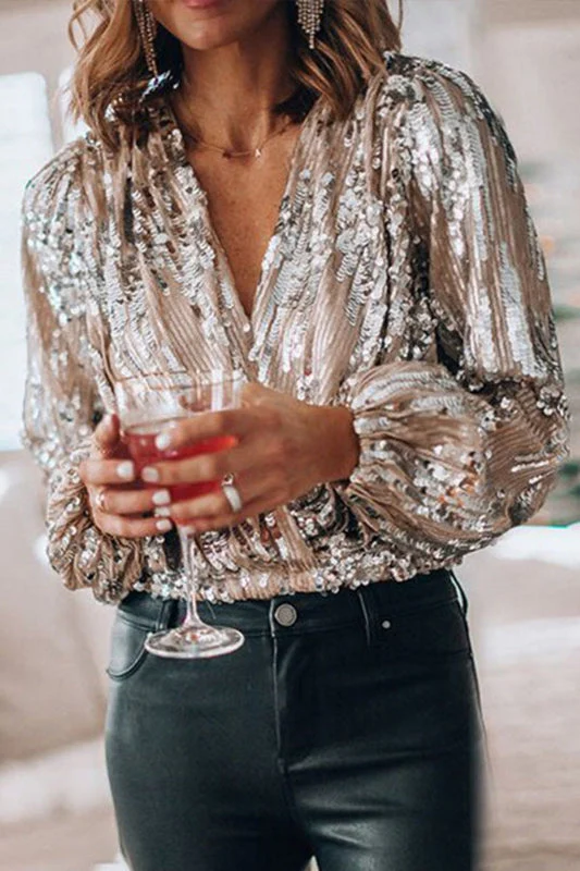 Sophie | Elegant Slim Fit Vit Blus för Damer