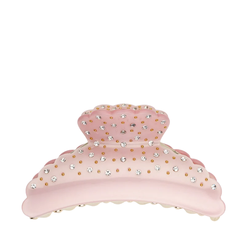Crystal Hair Claw Large - Cotton Candy
