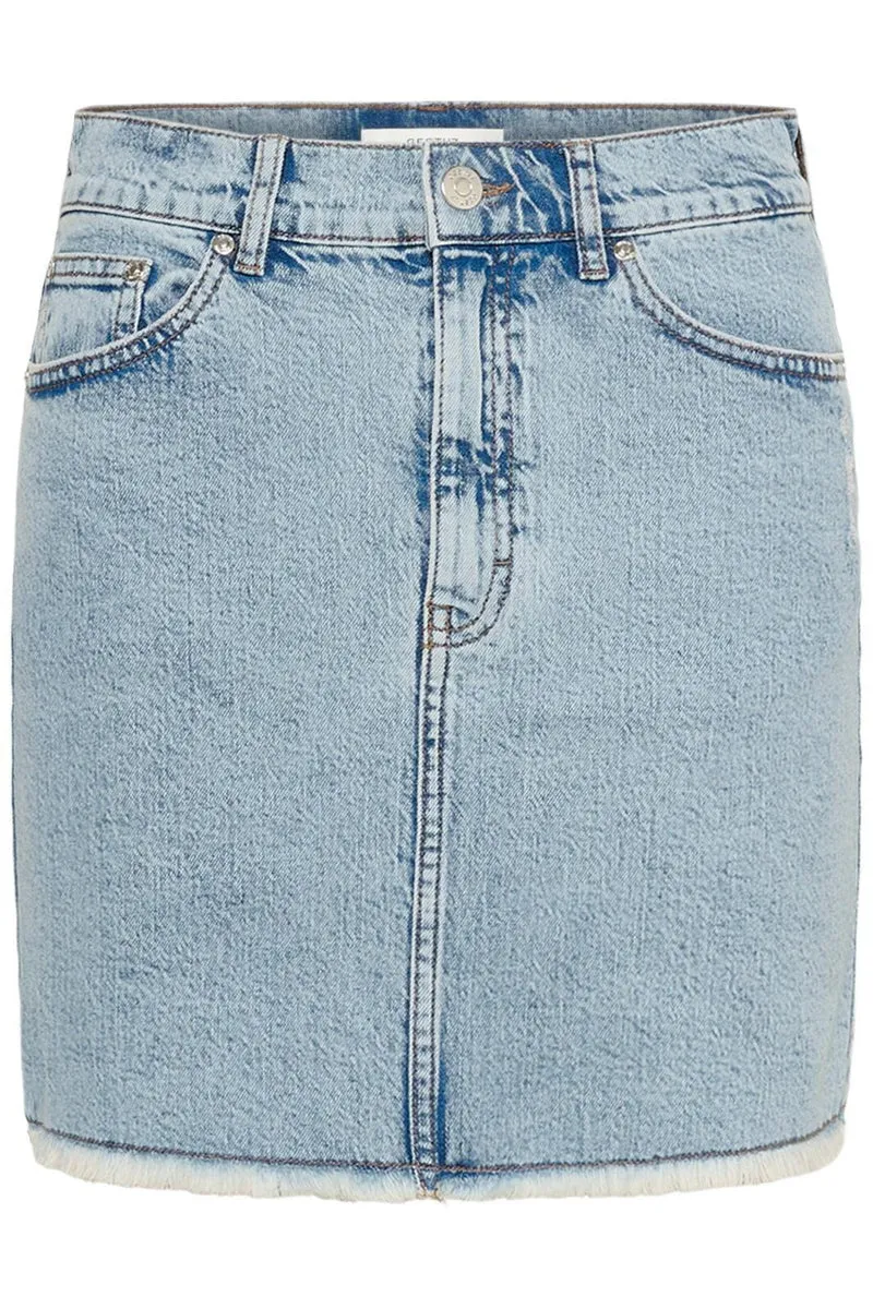 Gestuz - Gzdea Mini Skirt 10910384 - 107868 - Light Blue Denim