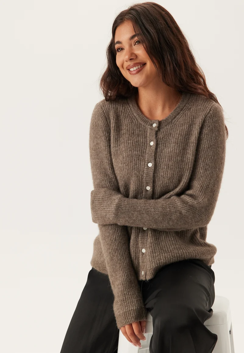 Vilory O-neck L/S KNIT CARDIGAN