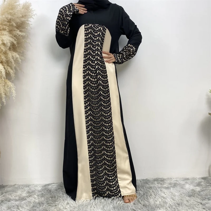Emma | Elegant Långärmad Chiffongklänning