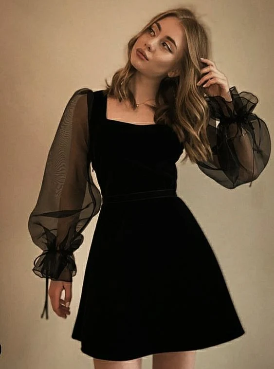 Elegant kort balklänning för kvinnor, satinmiddagsklänningar