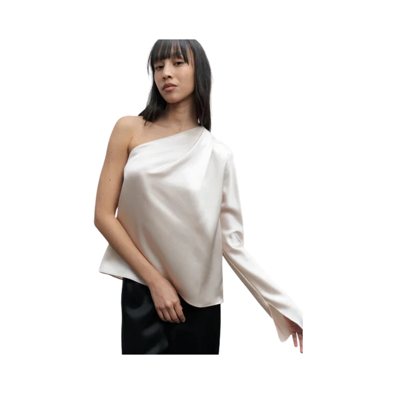 Ayumi Silk Blouse - Cream