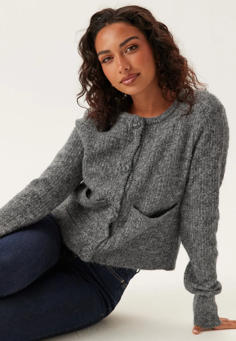 Vmblossom Ls O-neck Cardigan