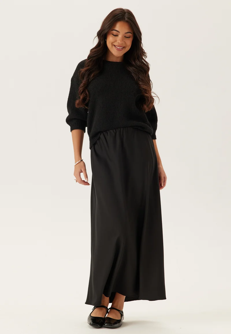 Satin Midaxi Skirt