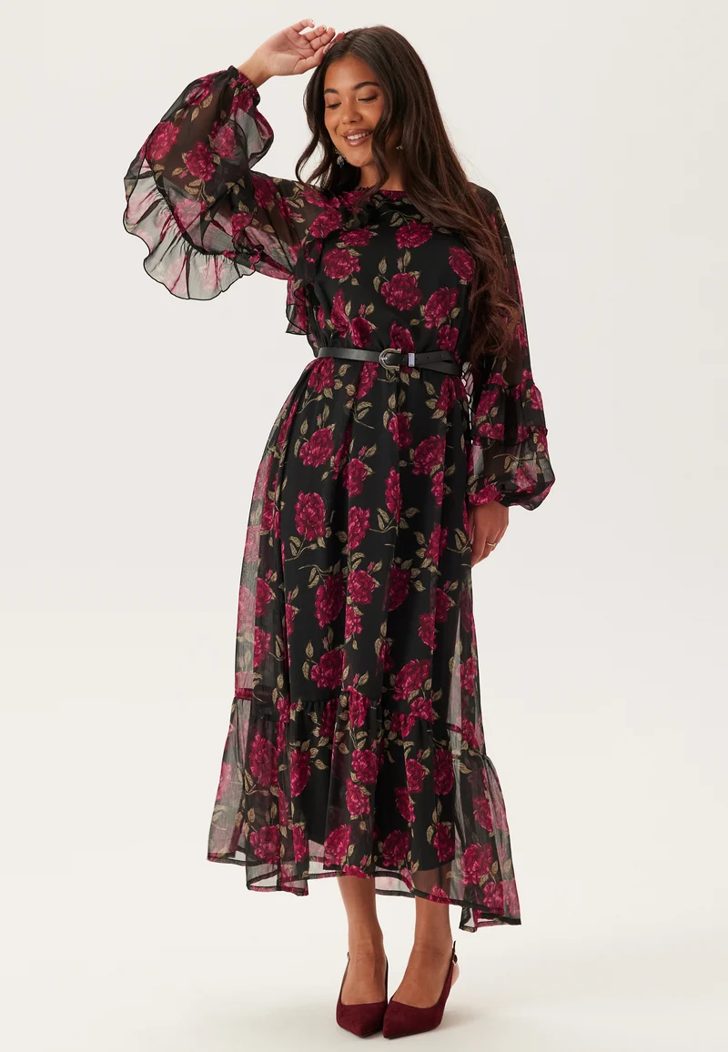 Frill Maxi Dress