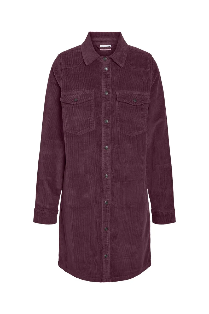 Noisy May - Nmcord New Signe L/S Dress - 5027694 Fig