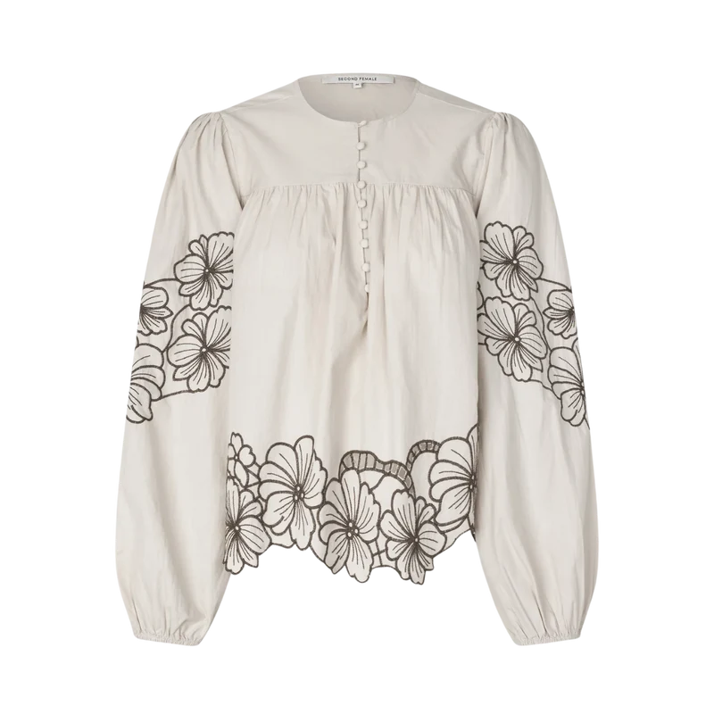 Elinor Blouse - Soft Beige