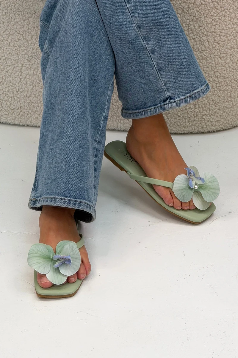 Bloom - Morning Glory Sandals - Green