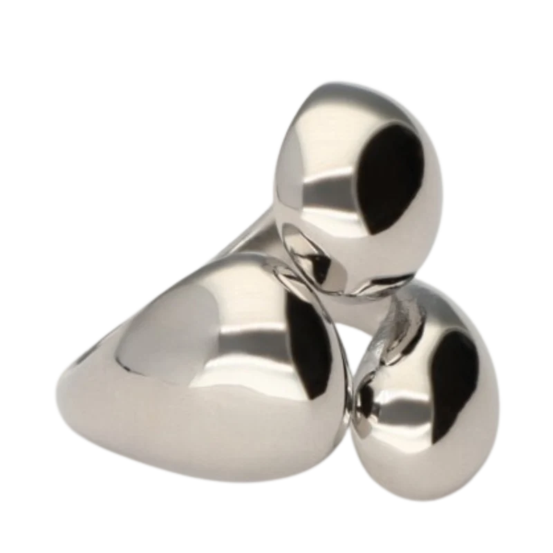 Ring triple dot - Silver
