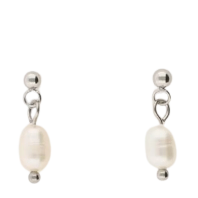 Studs freshwater pearl - Silver