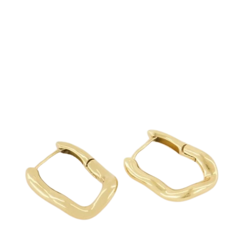 Earrings Swirl Effect - 1200 Gold