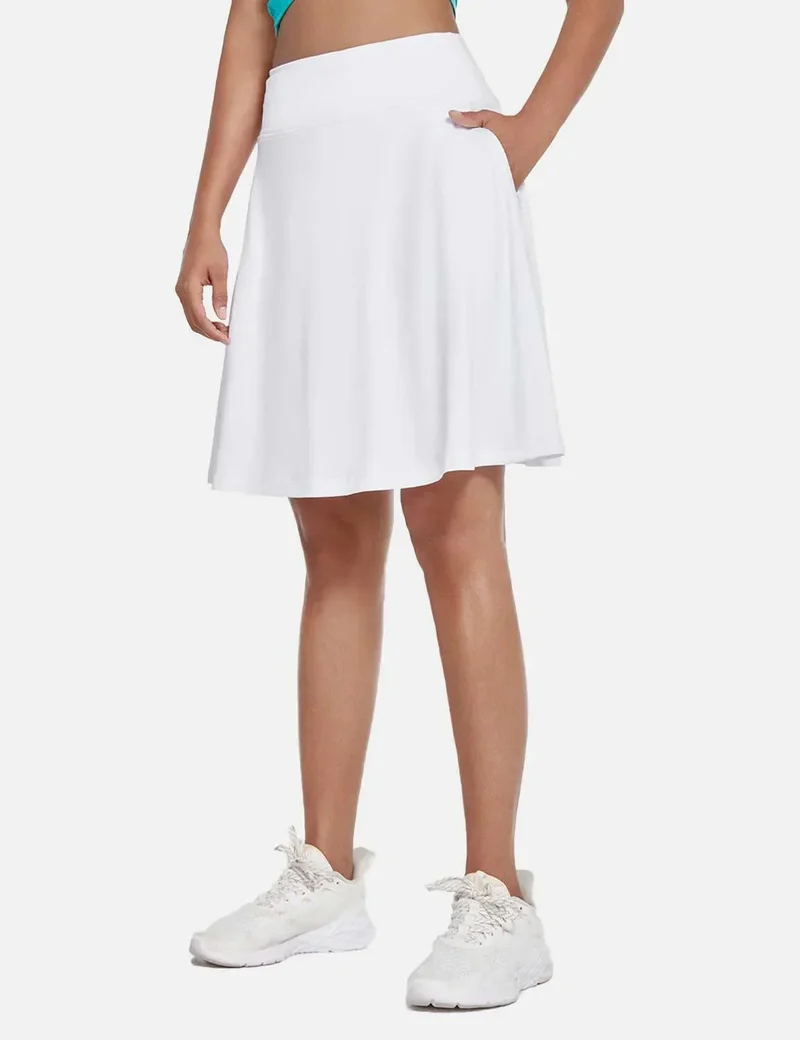 Sophie | Hög Midja Plisserad Skort med Inbyggda Shorts