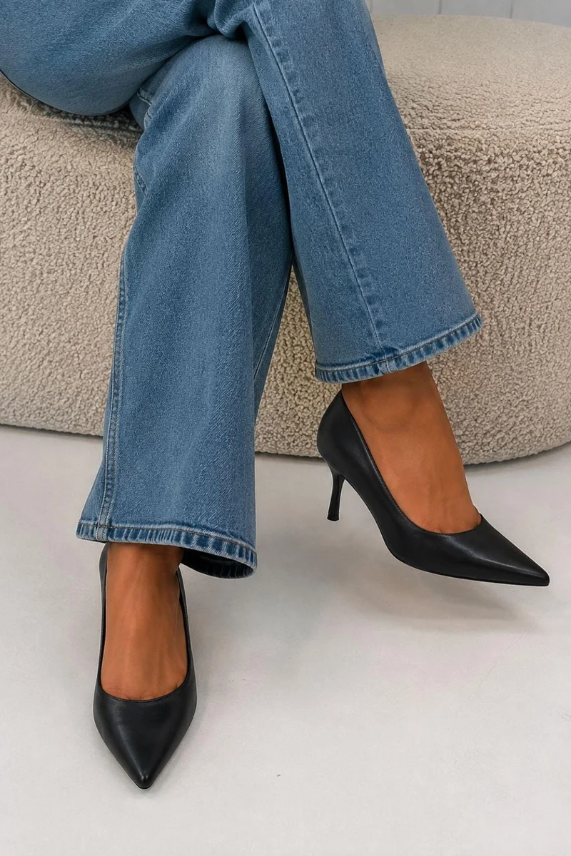 Bloom - Candytuft Stiletto - Black