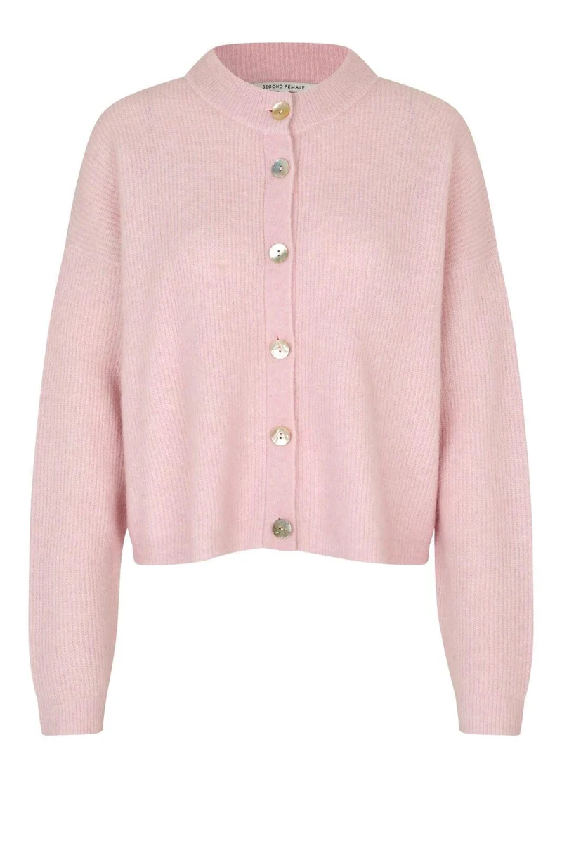 Second Female - Gabby Knit Cardigan 60305 - 9411 Pale Lilac