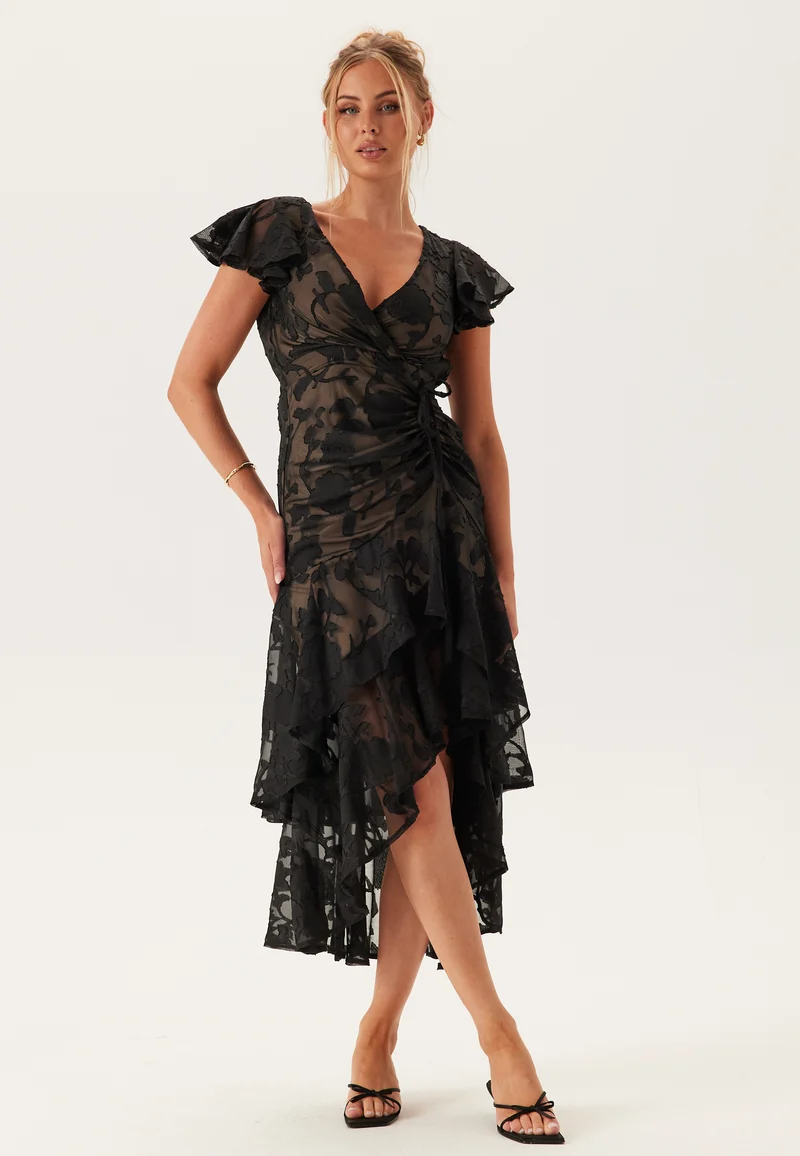 Chiffon Flutter High Low Dress