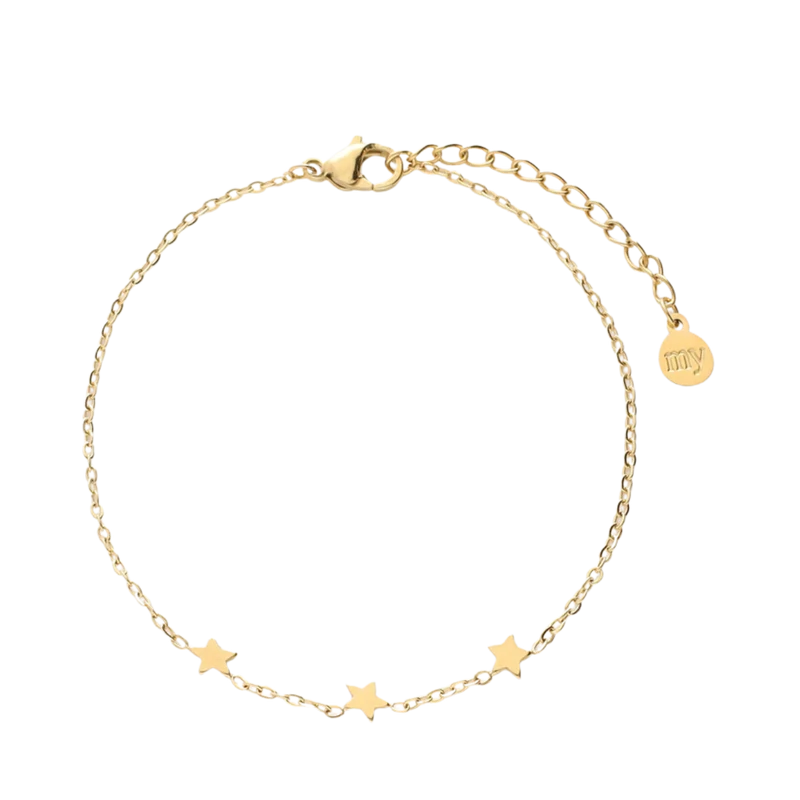 Bracelet Three Stars - Gold