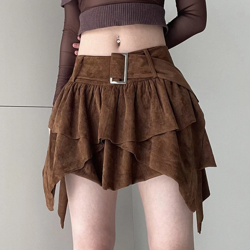 Olivia | Asymmetrisk Vårkjol med Stilren Design