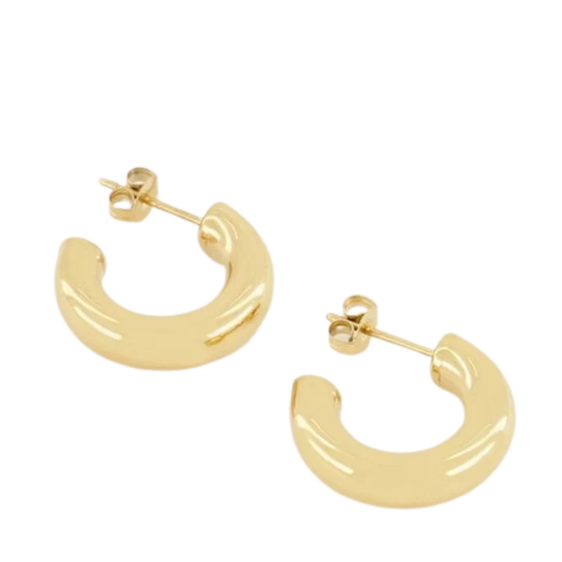 Oorringen Open Klein - 1200 Gold