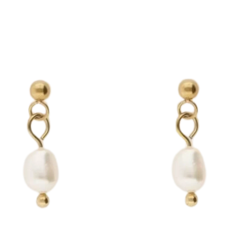 Studs freshwater pearl - Gold